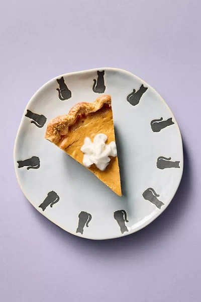 Anthropologie Vida Icon Dessert Plate: Halloween Edition In Multi