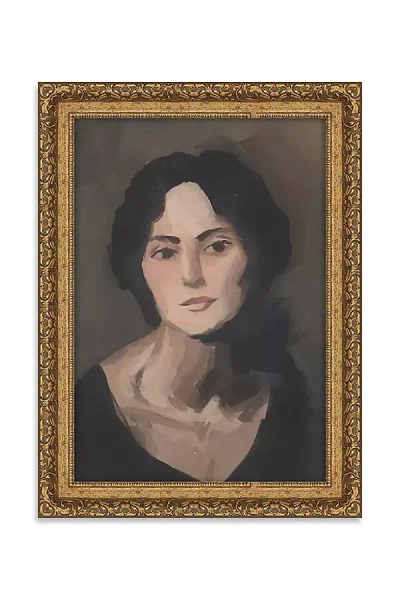 Anthropologie Vintage Portrait Wall Art In Multi