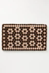 Anthropologie Vintage Tile Doormat In Beige