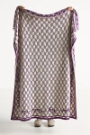 Anthropologie Violette Cotton Woven Throw