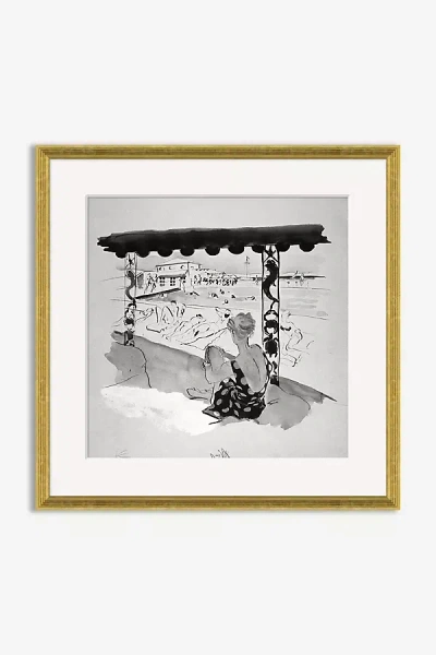 Anthropologie Vogue Magazine, " Creek Club Beach" Wall Art