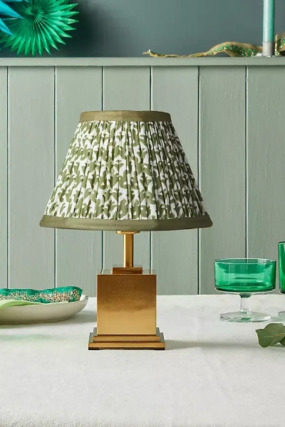 Anthropologie Walter Cordless Table Lamp In Green