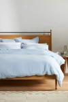 Anthropologie Washed Linen Duvet Coveru200b In Blue