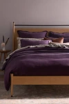 Anthropologie Washed Linen Duvet Coveru200b In Purple