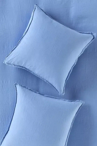 Anthropologie Washed Linen Euro Sham