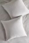 Anthropologie Washed Linen Euro Sham In White