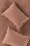 Anthropologie Washed Linen Shams, Set Of 2