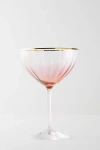 Anthropologie Waterfall Coupe Glass