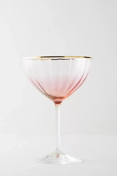 ANTHROPOLOGIE WATERFALL COUPE GLASS