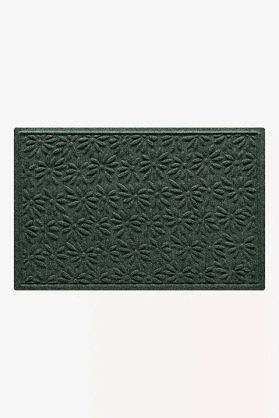 Anthropologie Waterhog Daisy Doormat In Green