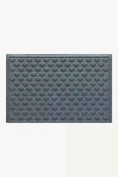 Anthropologie Waterhog Hearts Doormat In Blue