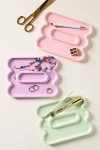 Anthropologie Wavy Resin Catchall Tray
