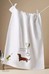 Anthropologie Weenies & Tinis Dish Towel In Multicolor