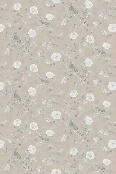 Anthropologie Wellesley Chinoiserie Wallpaper In Gray