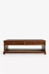 Anthropologie Whitney Wood Coffee Table In Brown