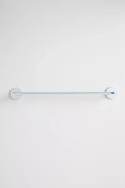 Anthropologie Wiggle Double Towel Bar In Gray