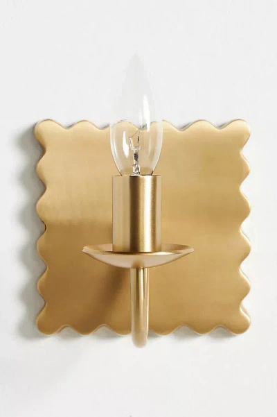 Anthropologie Wiggle Sconce In Blue
