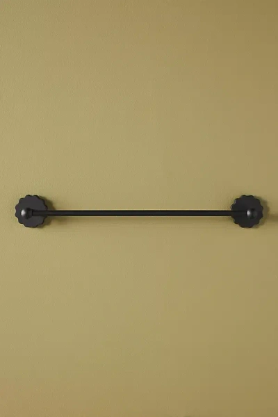 Anthropologie Wiggle Towel Bar In Black