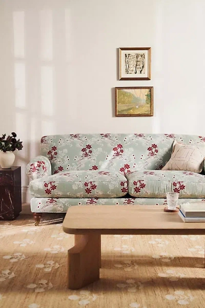 Anthropologie Willoughby 79" Dasha Jacquard Two-cushion Sofa
