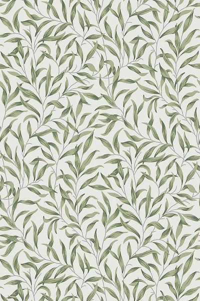 Anthropologie Willow Trail Botanical Peel-and-stick Wallpaper In Multi