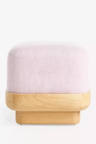 Anthropologie Wilma Ottoman In Blue