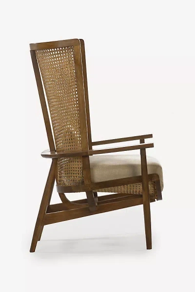 Anthropologie Wingman Lounge Chair In Brown