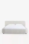 Anthropologie Winnie Woven Stripe Bed In Blue