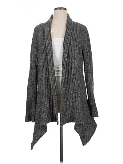 Pre-owned Anthropologie Wool Cardigan Sweater In Gray