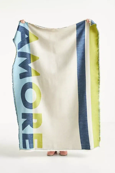 Anthropologie Woven Jacquard Patterned Throw Blanket