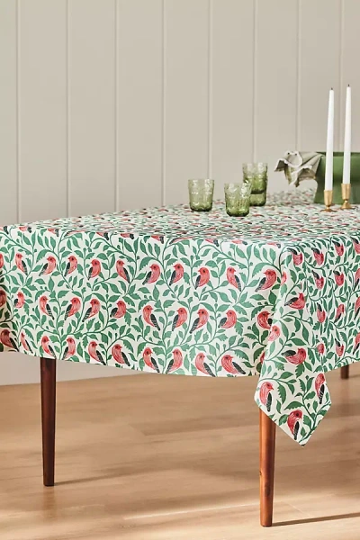 Anthropologie Wren Tablecloth In Green