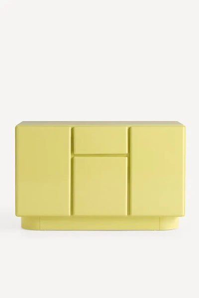 Anthropologie Wright Rectangular 48" Lacquer Sideboard In Yellow