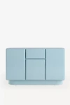 Anthropologie Wright Rectangular 48" Lacquer Sideboard In Blue