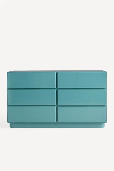 Anthropologie Wright Six-drawer Chest Of Drawers In Blue