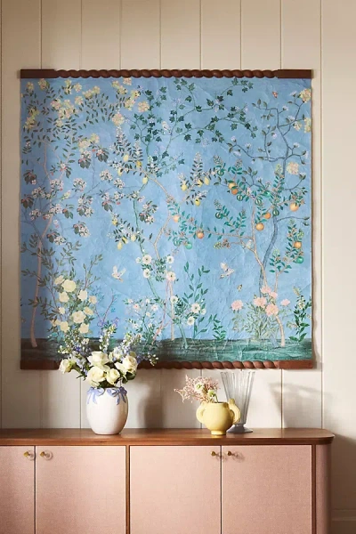 Anthropologie Wynne Paper Tapestry In Blue
