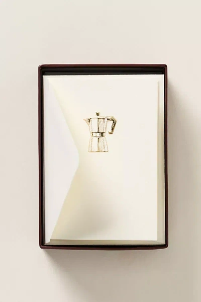 Anthropologie X Graphique Hotel Notecard Set In White