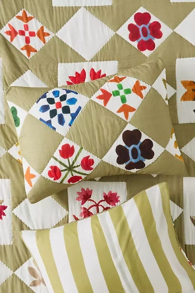 Anthropologie Xenia Cotton Tiger Printed Pillowcases, Set Of 2 In Multi