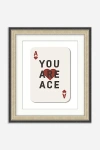 Anthropologie You Are Ace Wall Art In Multi