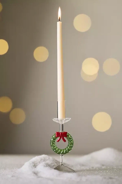 Anthropologie Yuletide Candle Holder In Multi