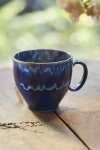 Anthropologie Zabra Mug In Blue