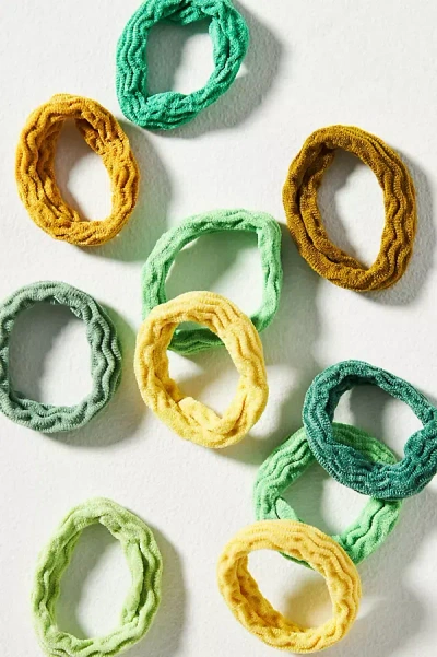 Anthropologie Zia Ponytail Holder Set In Multi