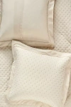 Anthropologie Zina Cotton Embroidered Woven Euro Sham