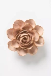 Anthropologie Zinnia Ceramic Wall Flower In Pink