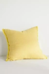 Anthropologie Zora Gauze Pillow In Yellow