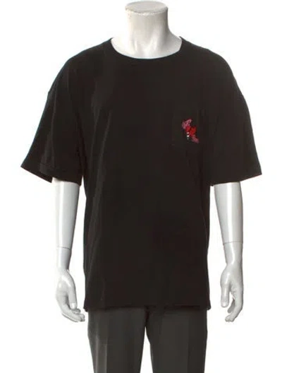 Pre-owned Anti Promo Graphic Print Crew Neck T-shirt W/ Tags In Black