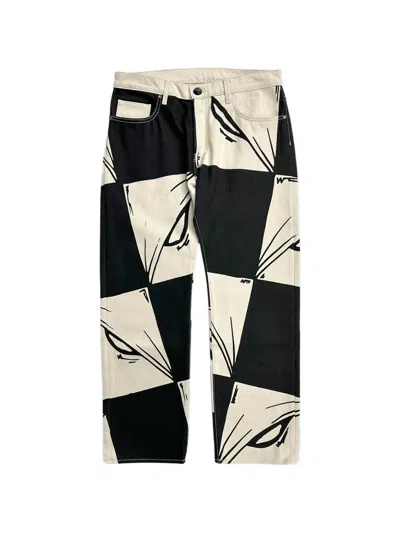 Anti Promo Matty Boy Checkered Jeans In Black
