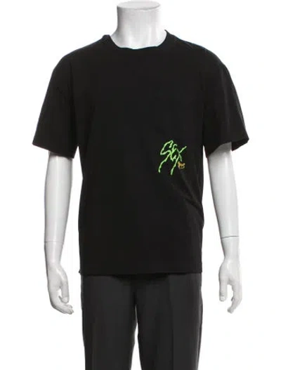 Pre-owned Anti Promo Sex Records Graphic Print T-shirt W/ Tags In Black