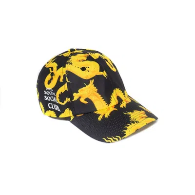 Pre-owned Anti Social Club 24k Cap In Black