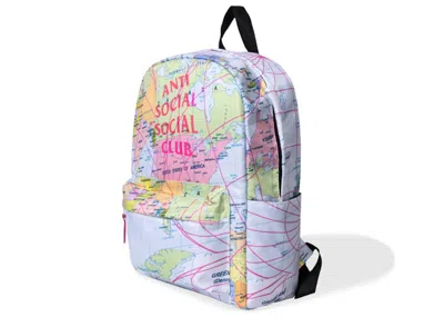 Pre-owned Anti Social Club Current Location Backpack In Multi