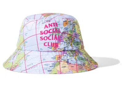 Pre-owned Anti Social Club Current Location Bucket Cap
