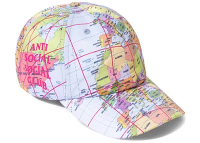 Pre-owned Anti Social Club Current Location Cap In Multi